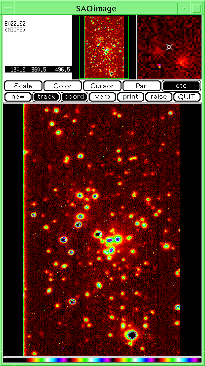Pseudocolor Display of Abell 1689 (A1689)